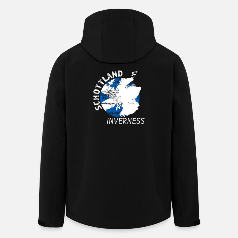 Inverness - Recycelte Männer Softshell-Jacke von Stanley/Stella - Schwarz