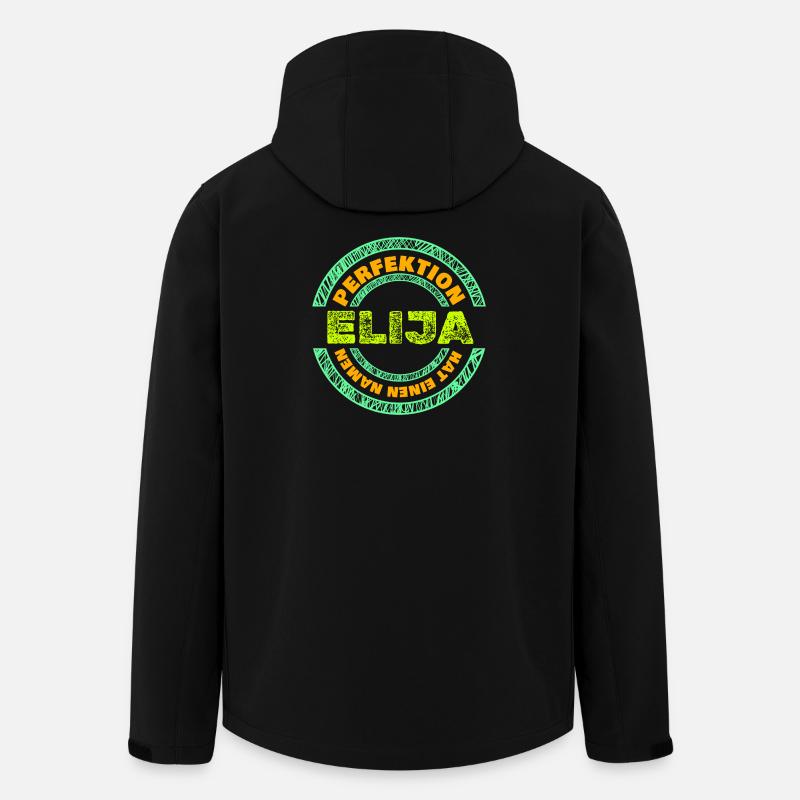 Elija Elija - Recycelte Männer Softshell-Jacke von Stanley/Stella - Schwarz