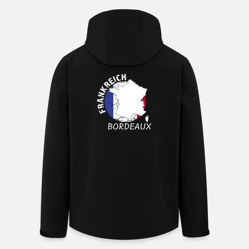 Bordeaux - Men’s Recycled Softshell Jacket by Stanley/Stella - black