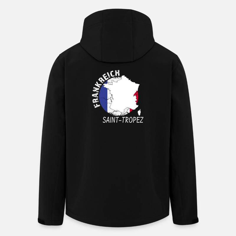 Saint-Tropez - Recycelte Männer Softshell-Jacke von Stanley/Stella - Schwarz