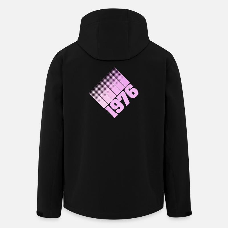 1976 - Men’s Recycled Softshell Jacket by Stanley/Stella - black