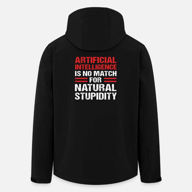 Intelligence artificielle GPT - Veste softshell homme en polyester recyclé Stanley/Stella - noir
