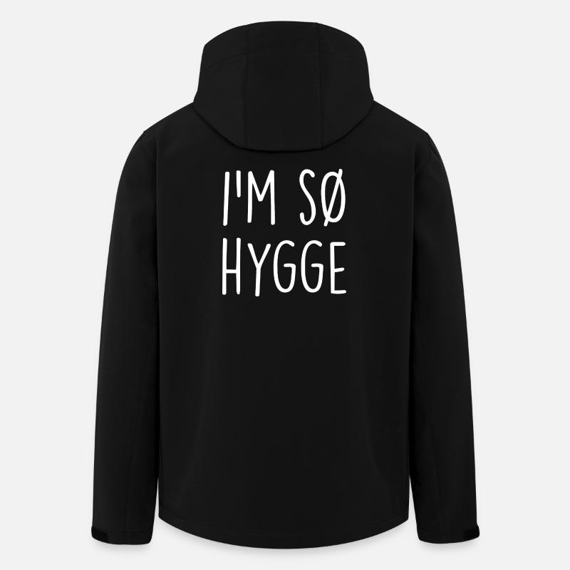 Hygge Denmark Dänemark - Men’s Recycled Softshell Jacket by Stanley/Stella - black