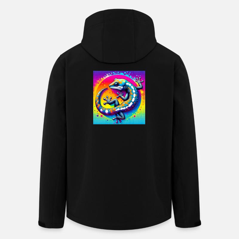 Gecko - Men’s Recycled Softshell Jacket by Stanley/Stella - black