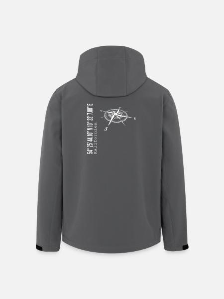 California - Men’s Recycled Softshell Jacket by Stanley/Stella - black