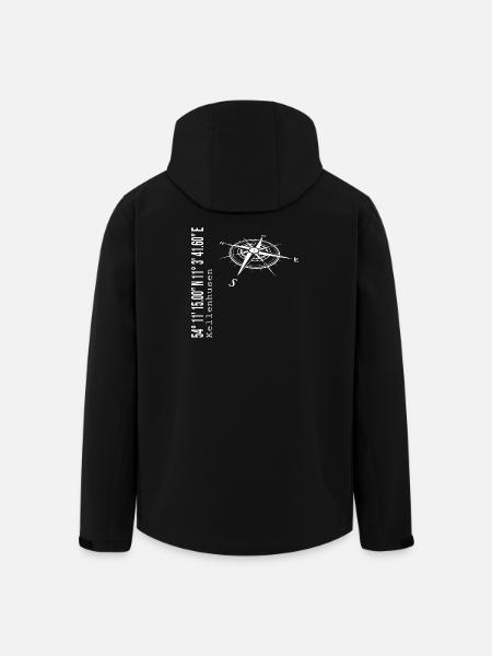 Kellenhusen - Recycelte Männer Softshell-Jacke von Stanley/Stella - Schwarz