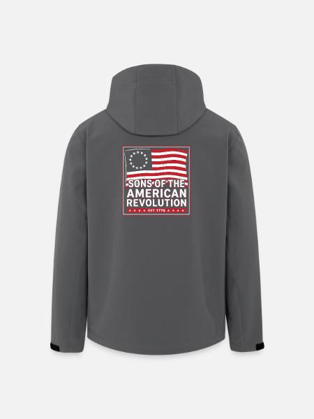 Söhne der Amerikanischen Revolution - Recycelte Männer Softshell-Jacke von Stanley/Stella - Schwarz