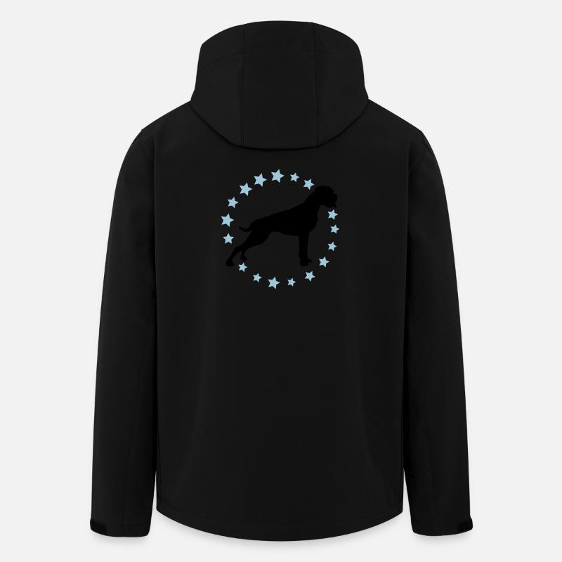 Boxer Zodiac 2 color - Men’s Recycled Softshell Jacket by Stanley/Stella - black