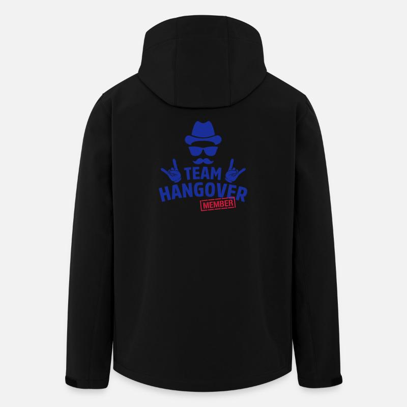 team hangover member hipster - Recycelte Männer Softshell-Jacke von Stanley/Stella - Schwarz