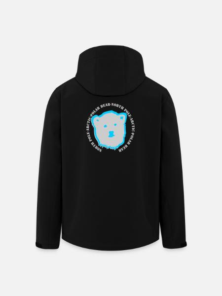 Eisbär 6 - Recycelte Männer Softshell-Jacke von Stanley/Stella - Schwarz