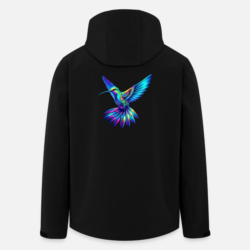 Hummingbird - Men’s Recycled Softshell Jacket by Stanley/Stella - black