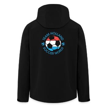Championnat des Pays-Bas par équipe de Football Holland - Veste softshell homme en polyester recyclé Stanley/Stella - noir - Dos - AI Model Male 185 light (185cm)
