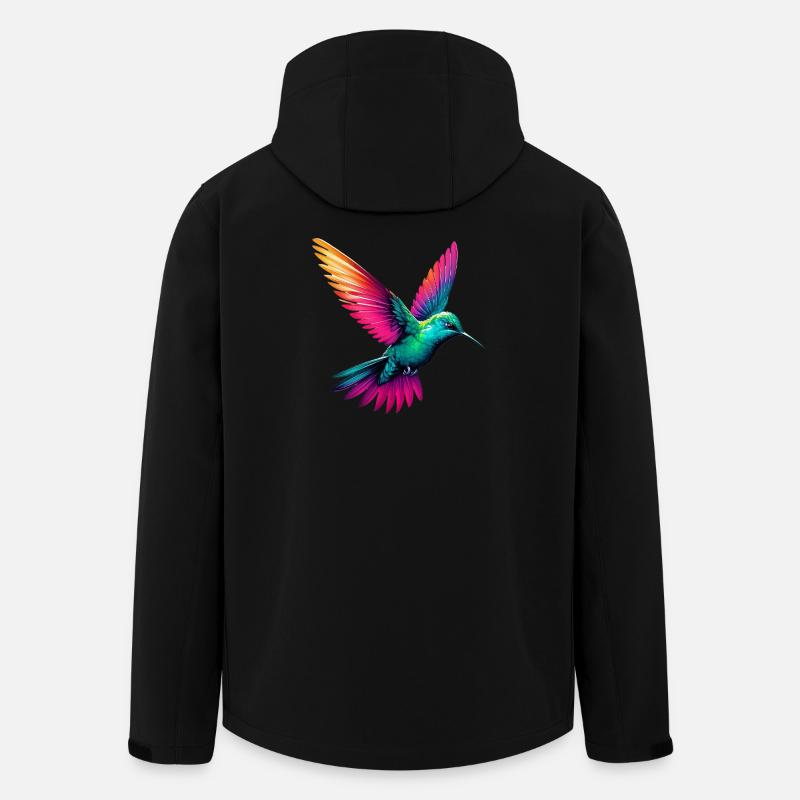 Hummingbird - Men’s Recycled Softshell Jacket by Stanley/Stella - black