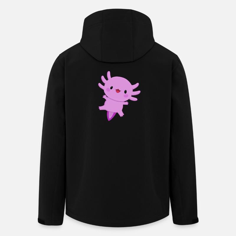 Axolotl - Men’s Recycled Softshell Jacket by Stanley/Stella - black