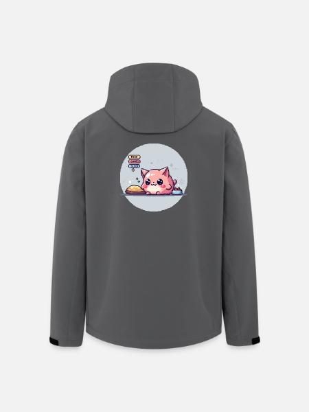 Pixel Pet - Retro Gaming - Recycelte Männer Softshell-Jacke von Stanley/Stella - Schwarz