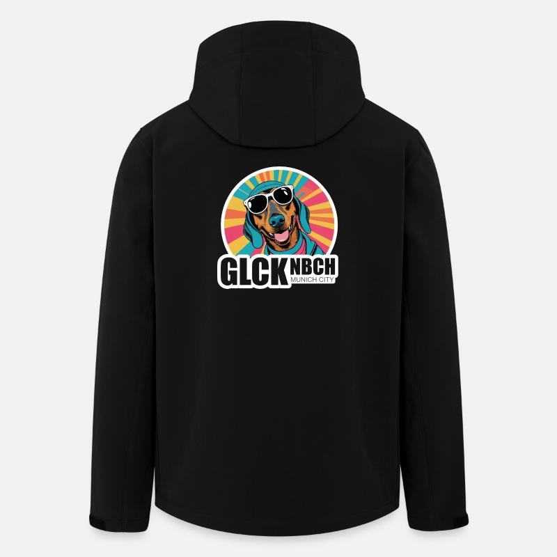 Glockenbachviertel? Anytime! - Recycelte Männer Softshell-Jacke von Stanley/Stella - Schwarz