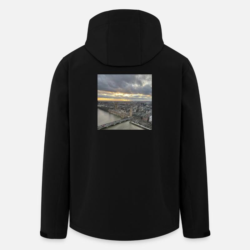 Art of London - Recycelte Männer Softshell-Jacke von Stanley/Stella - Schwarz
