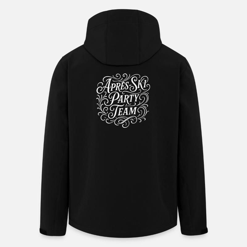 Après Ski Party Team Saying - Men’s Recycled Softshell Jacket by Stanley/Stella - black