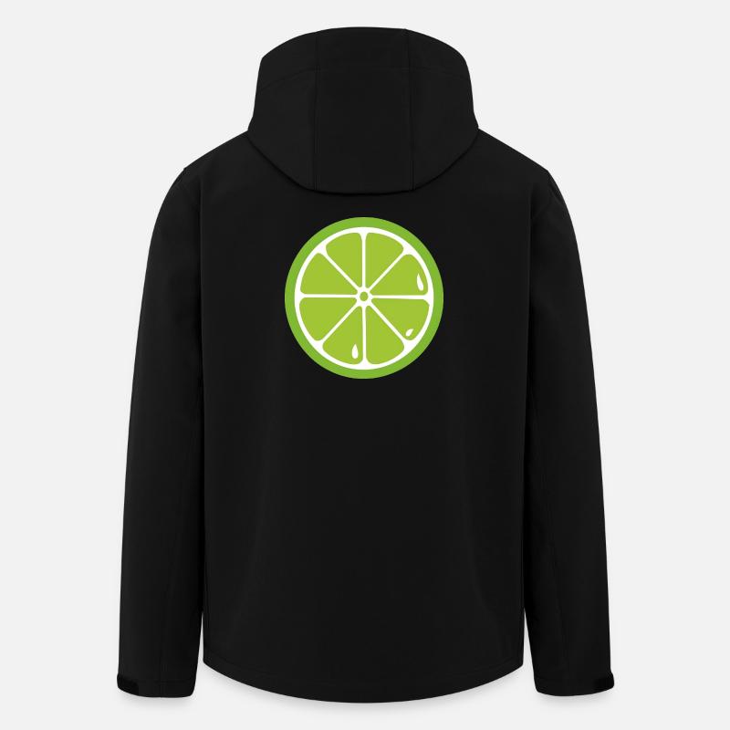 Limette Lime - Recycelte Männer Softshell-Jacke von Stanley/Stella - Schwarz