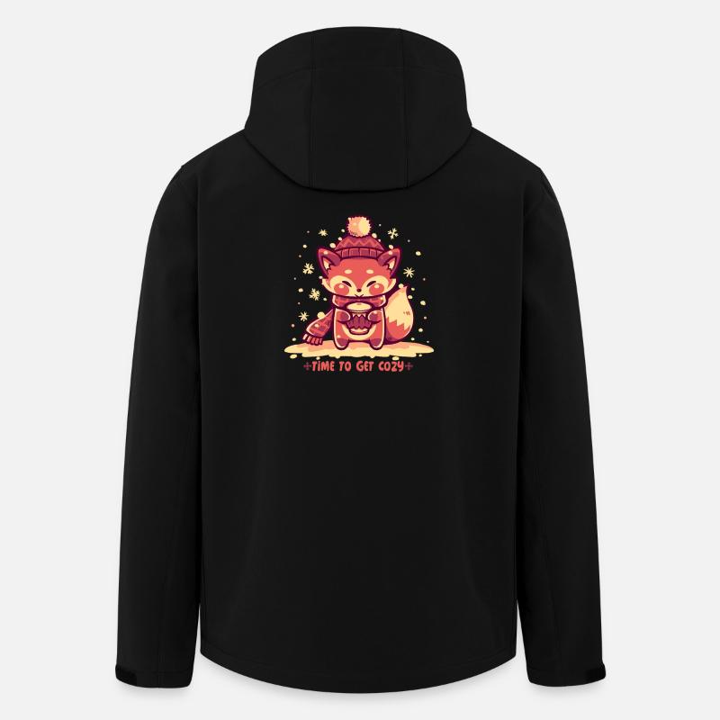 Zeit, es gemütlich zu machen - Recycelte Männer Softshell-Jacke von Stanley/Stella - Schwarz