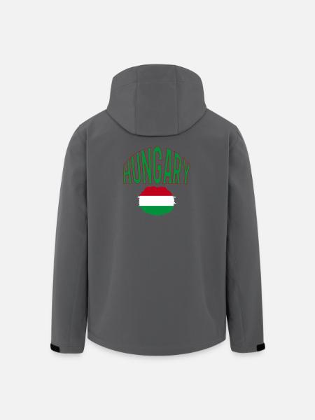 Hungary - Recycelte Männer Softshell-Jacke von Stanley/Stella - Schwarz