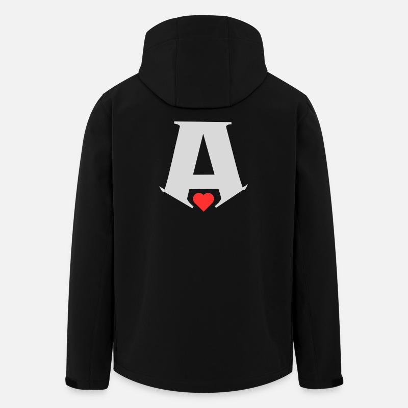 A - Recycelte Männer Softshell-Jacke von Stanley/Stella - Schwarz