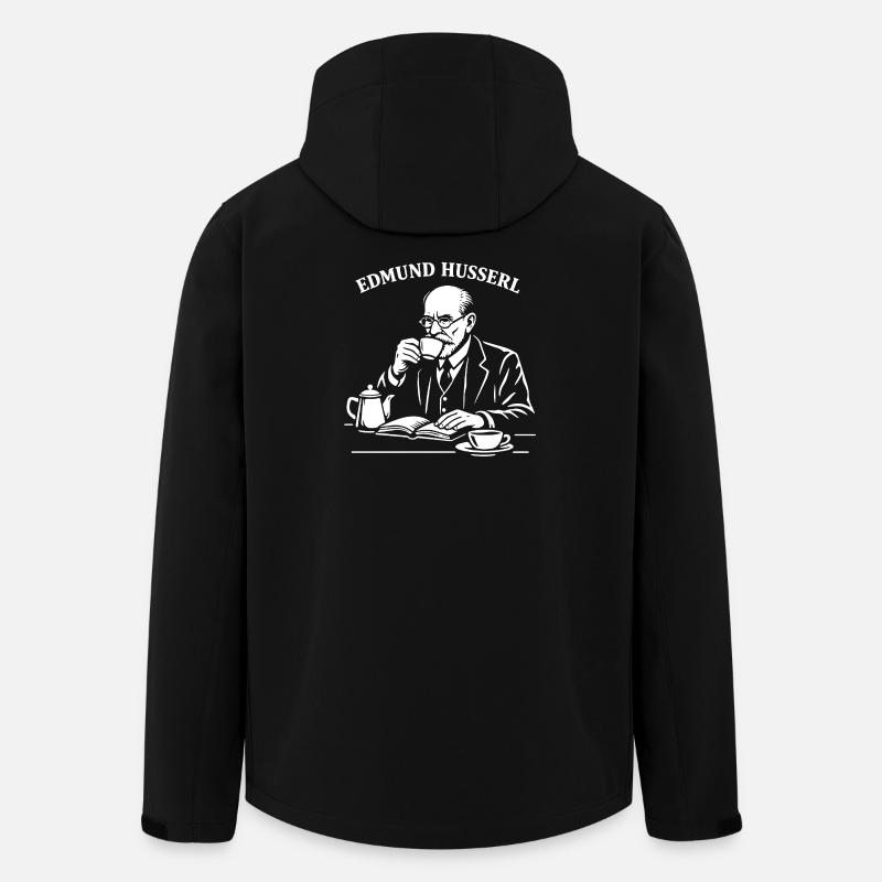 Étude du café Husserl - Veste softshell homme en polyester recyclé Stanley/Stella - noir