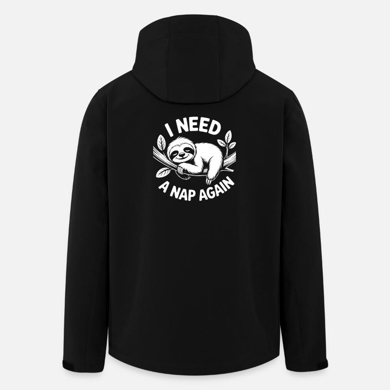 Nap Again Mood - Men’s Recycled Softshell Jacket by Stanley/Stella - black