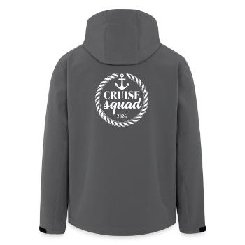 Croisière Squad Kreuzfahrt 2026 - Veste softshell homme en polyester recyclé Stanley/Stella - noir - Dos - AI Model Male 185 light (185cm)