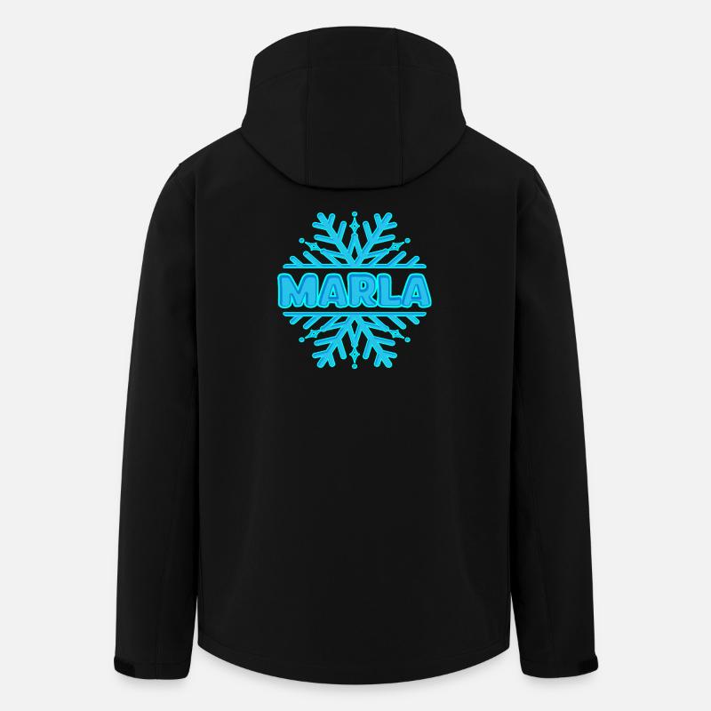 Vorname Marla - Recycelte Männer Softshell-Jacke von Stanley/Stella - Schwarz