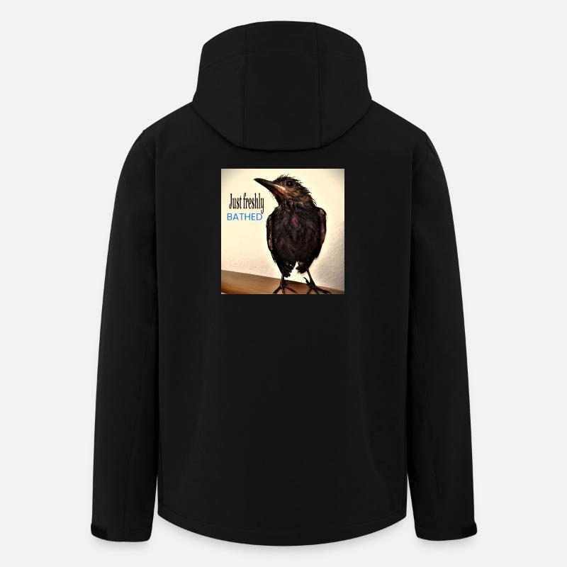 Just freshly bathed - Men’s Recycled Softshell Jacket by Stanley/Stella - black