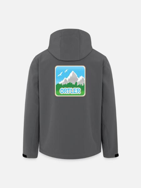 Ortler as a mountain - Men’s Recycled Softshell Jacket by Stanley/Stella - black