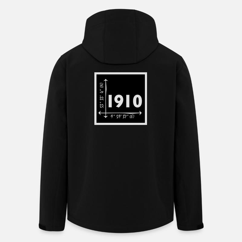 St. Pauli - Recycelte Männer Softshell-Jacke von Stanley/Stella - Schwarz