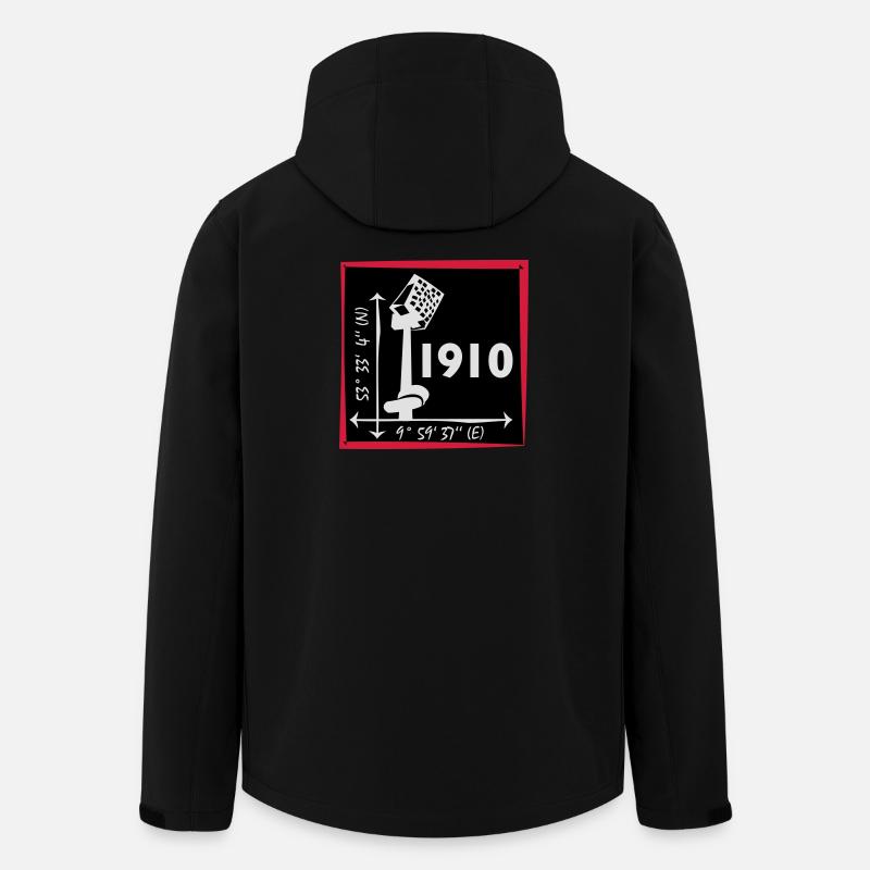 St. Pauli 1910 - Recycelte Männer Softshell-Jacke von Stanley/Stella - Schwarz