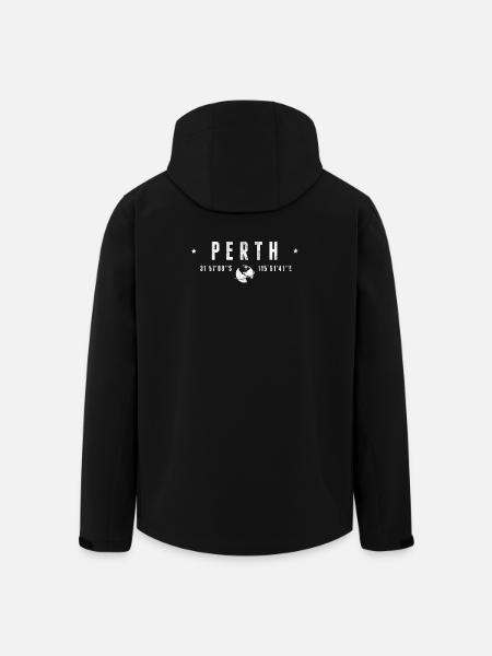 Perth - Men’s Recycled Softshell Jacket by Stanley/Stella - black