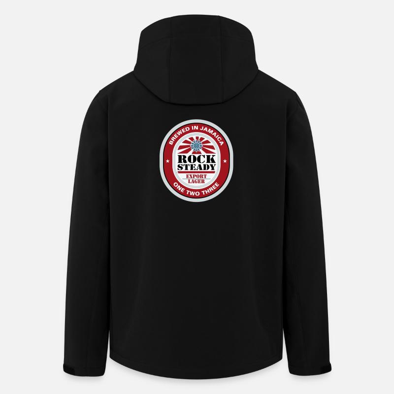 Rocksteady Beer Lable - Recycelte Männer Softshell-Jacke von Stanley/Stella - Schwarz