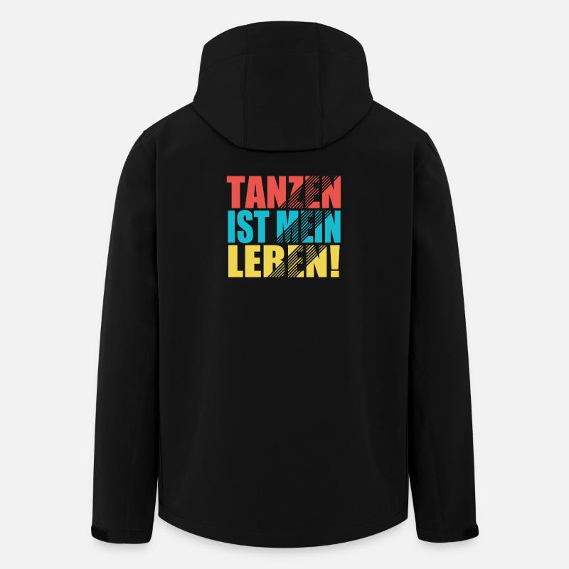 Tanzen ist mein Leben! - Recycelte Männer Softshell-Jacke von Stanley/Stella - Schwarz