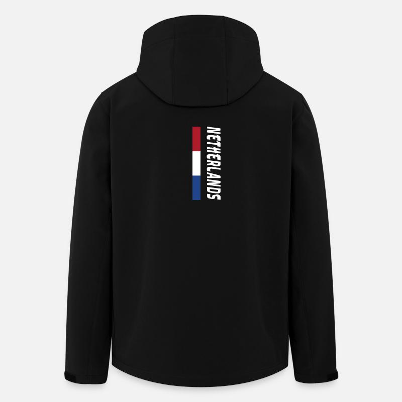 Netherlands / Gift / Gift Idea - Men’s Recycled Softshell Jacket by Stanley/Stella - black