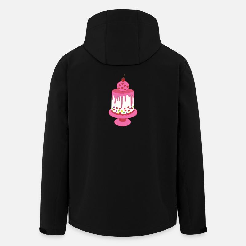 cake - Men’s Recycled Softshell Jacket by Stanley/Stella - black