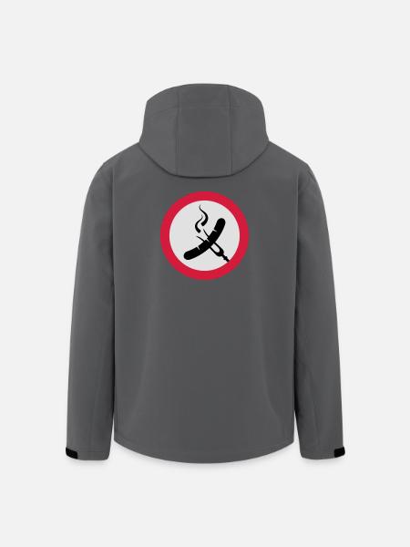 Grillwurst - Recycelte Männer Softshell-Jacke von Stanley/Stella - Schwarz