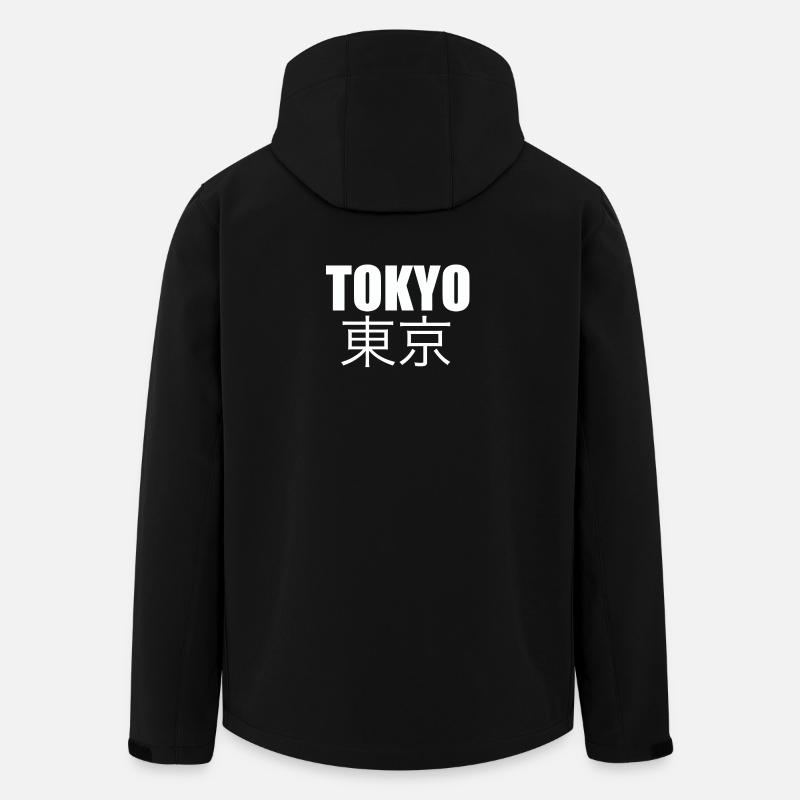 Tokio - Recycelte Männer Softshell-Jacke von Stanley/Stella - Schwarz