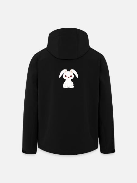 Rabbit Bunny Rabbit Bunny Rabbit - Men’s Recycled Softshell Jacket by Stanley/Stella - black
