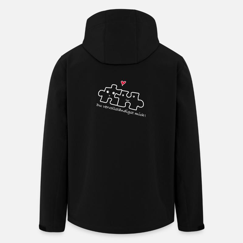 Love relationship couple - Men’s Recycled Softshell Jacket by Stanley/Stella - black