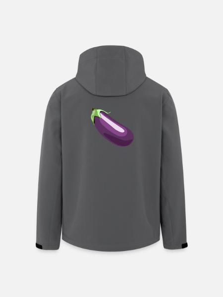 aubergine - Men’s Recycled Softshell Jacket by Stanley/Stella - black