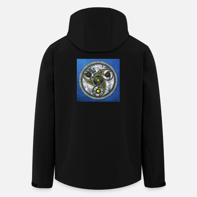Bewusstseins-Reisemaschine - Recycelte Männer Softshell-Jacke von Stanley/Stella - Schwarz