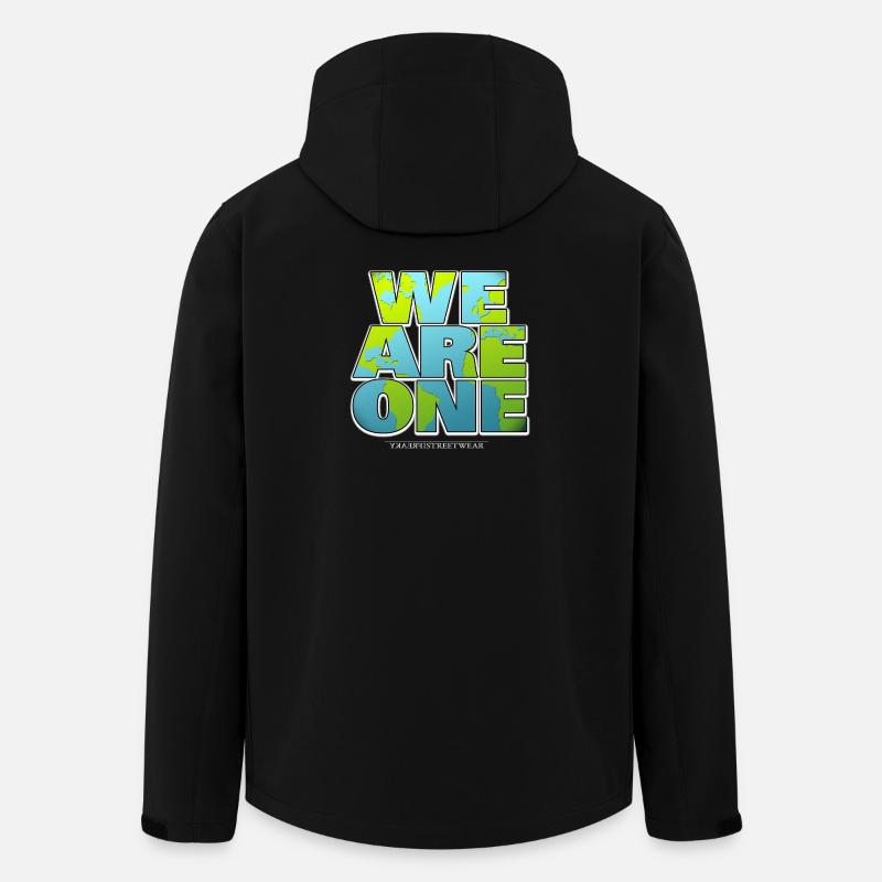 We are One - Recycelte Männer Softshell-Jacke von Stanley/Stella - Schwarz