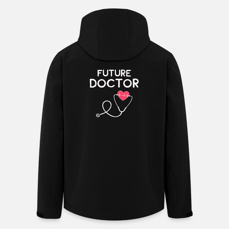 Zukünftiger Doktor - Arzt Student Geschenk - Recycelte Männer Softshell-Jacke von Stanley/Stella - Schwarz