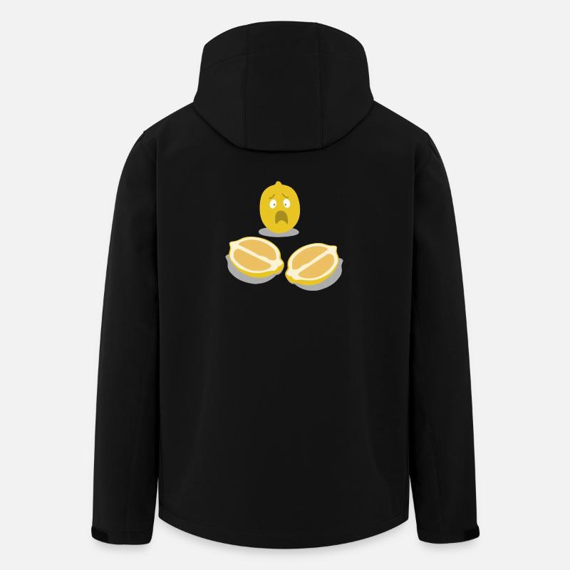 Sorgenlemon Zitronencharakter - Recycelte Männer Softshell-Jacke von Stanley/Stella - Schwarz
