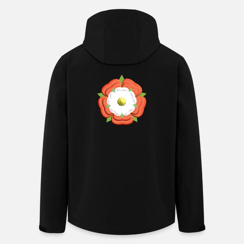 Tudor Rose - Men’s Recycled Softshell Jacket by Stanley/Stella - black