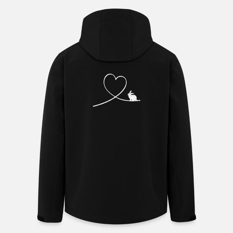 Hase Karnickel Zwerghase Hasenzüchter Geschenk - Recycelte Männer Softshell-Jacke von Stanley/Stella - Schwarz